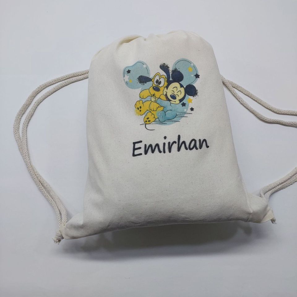12 Parça Baskılı Mickey Mouse Desenli Hastane Çıkış Set