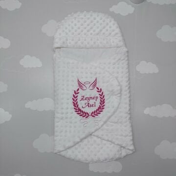 Beyaz Nakışlı Nohut Kundak