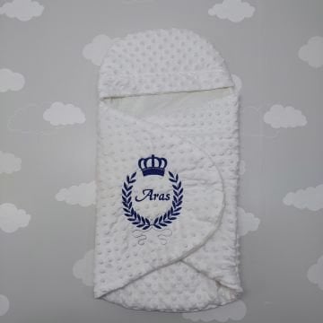 Beyaz Nakışlı Nohut Kundak