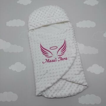 Beyaz Nakışlı Nohut Kundak