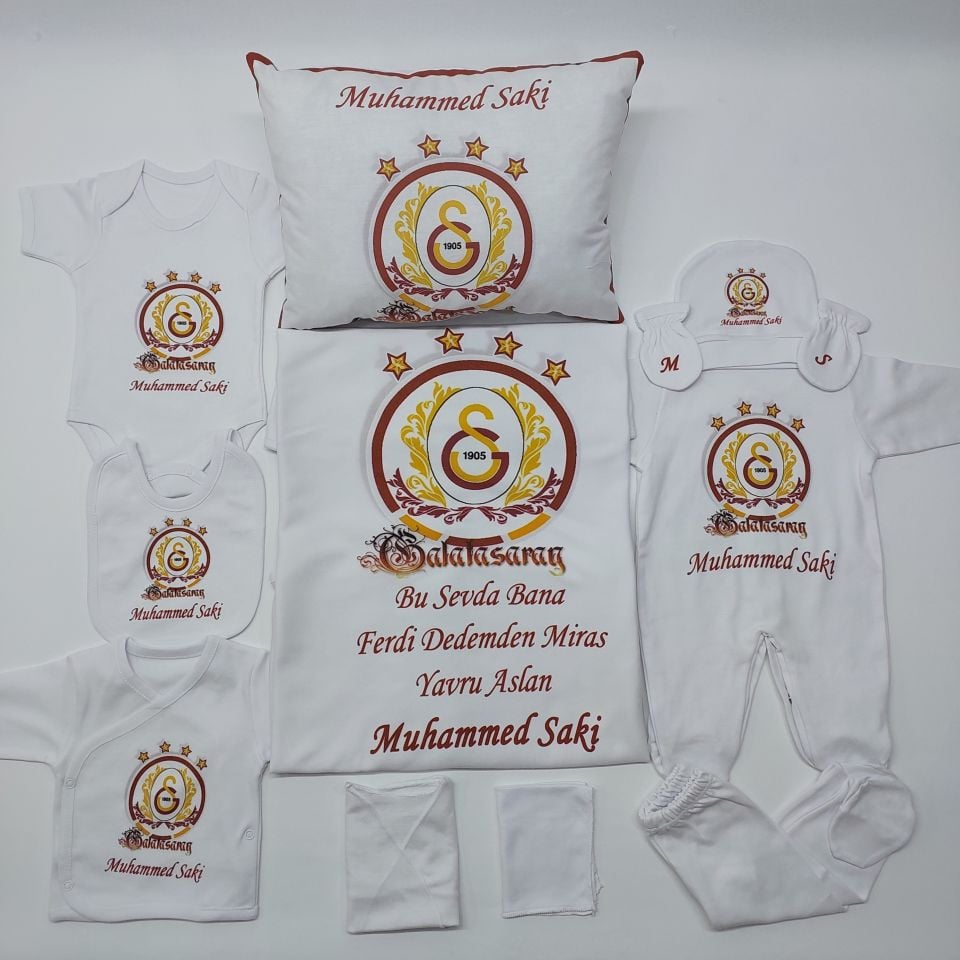12 Parça Baskılı Hastane Çıkış Set