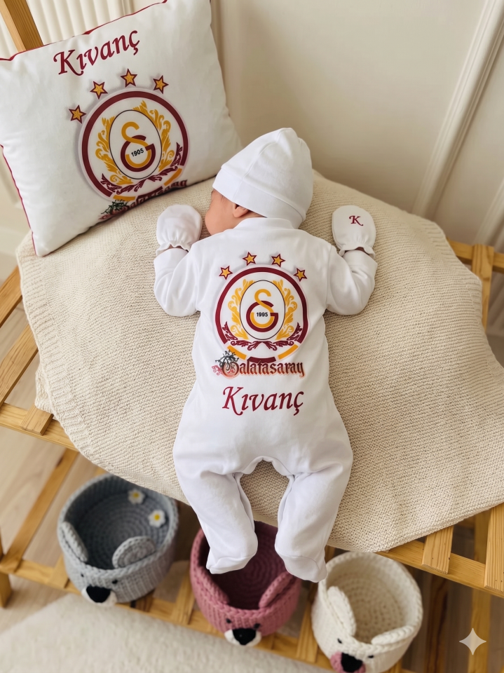 12 Parça Baskılı Hastane Çıkış Set