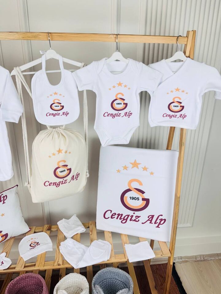 12 Parça Baskılı Hastane Çıkış Set