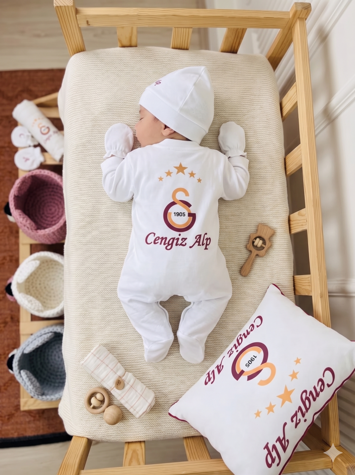 12 Parça Baskılı Hastane Çıkış Set
