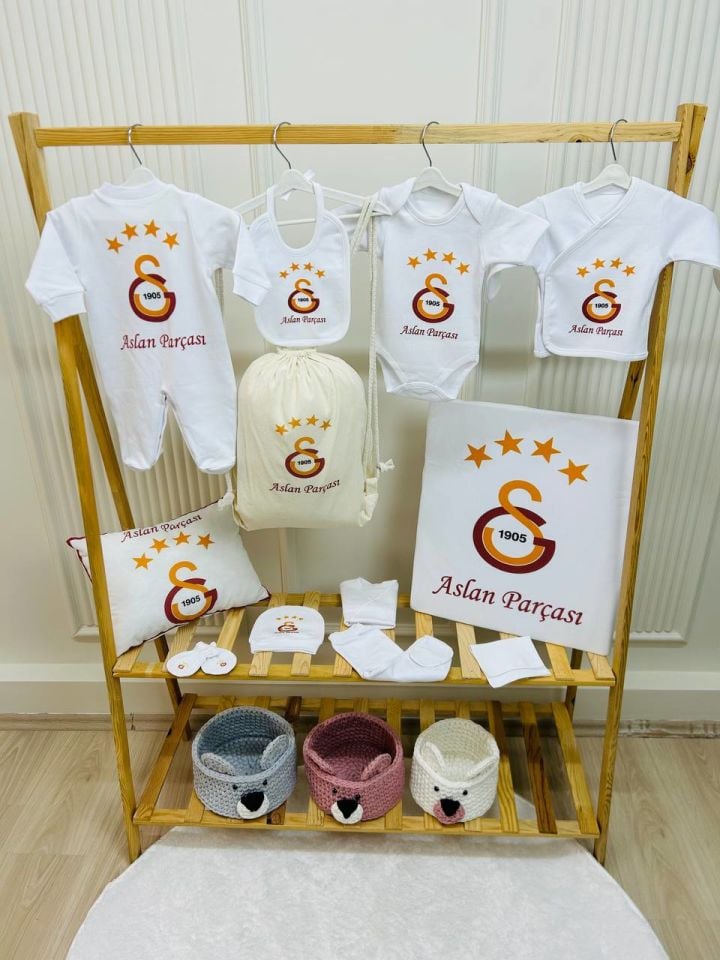 12 Parça Baskılı Hastane Çıkış Set