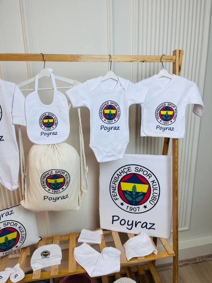 12 Parça Baskılı Hastane Çıkış Set