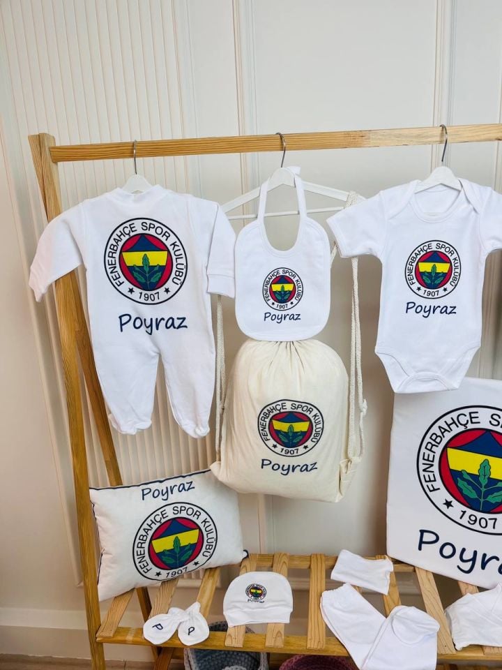 12 Parça Baskılı Hastane Çıkış Set