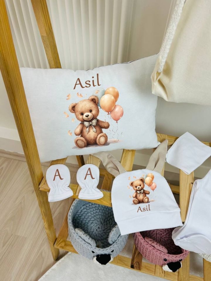 12 Parça Baskılı Hastane Çıkış Set