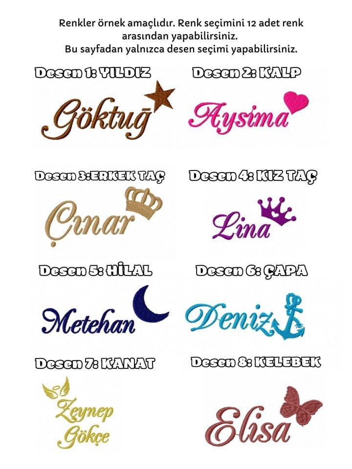 İsme Özel Nakış İşlemeli 4katlı Müslin Hastane Çıkışı