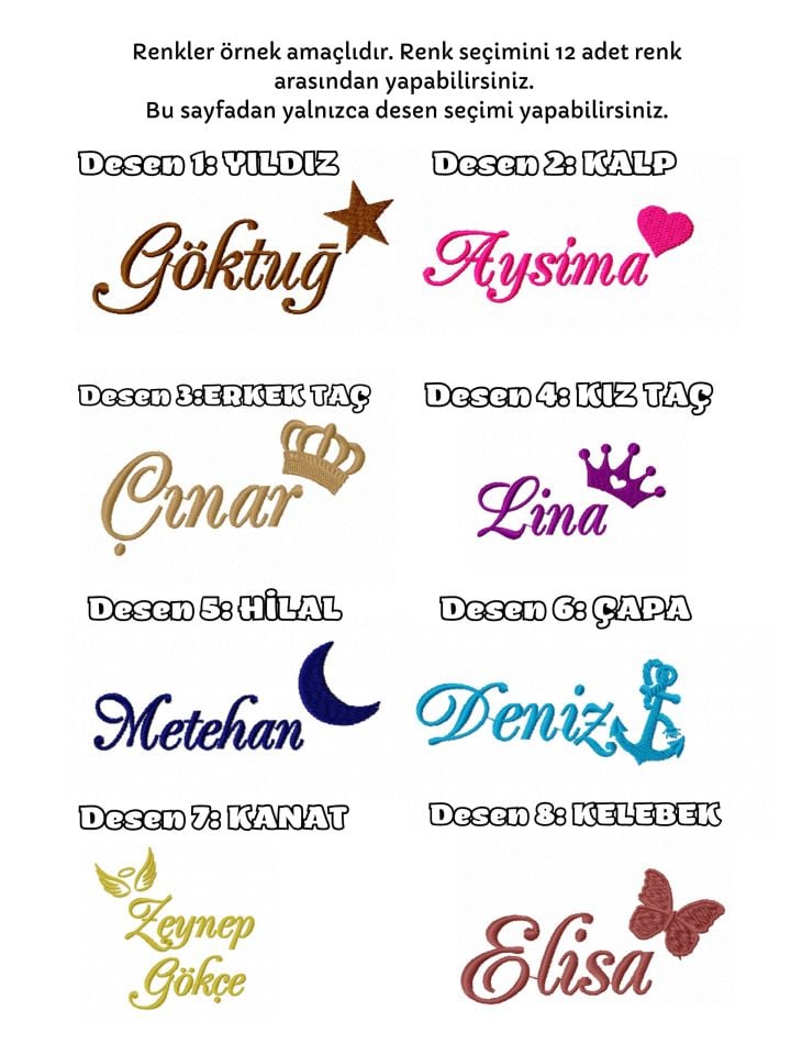 İsme Özel Nakış İşlemeli 4katlı Müslin Hastane Çıkışı