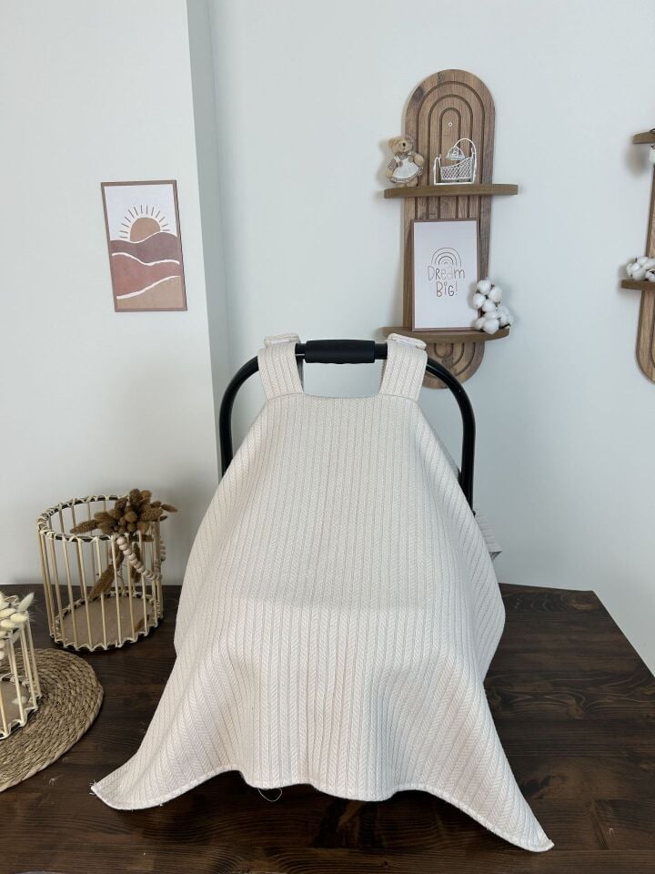 İsimli Puset Örtüsü Nakış İşlemeli %100 Pamuk Örgü Pike Kumaş