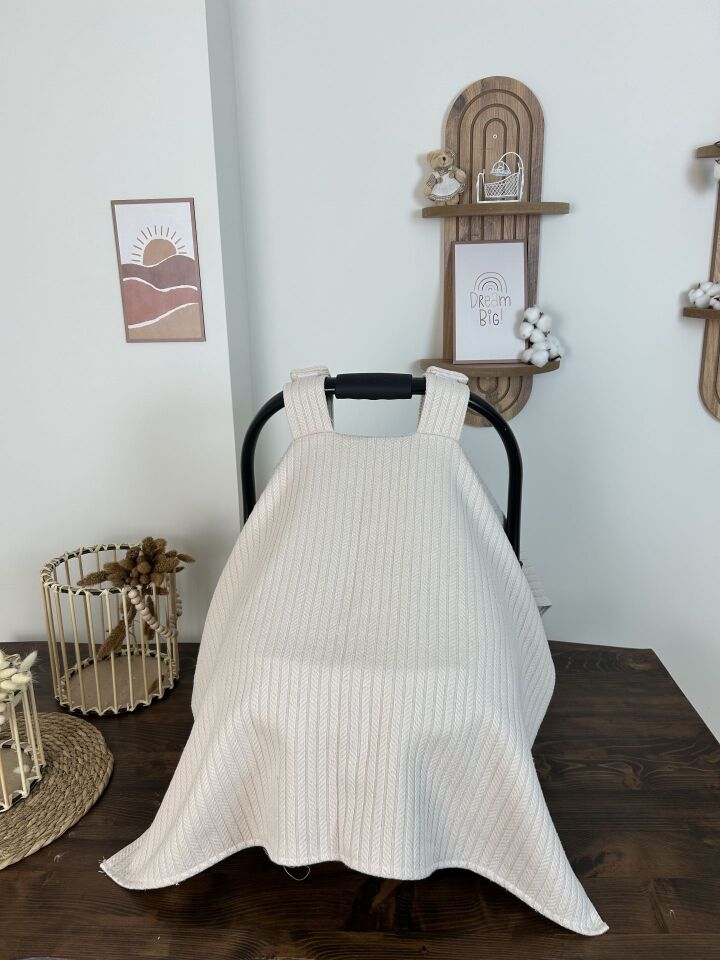 İsimli Puset Örtüsü Nakış İşlemeli %100 Pamuk Örgü Pike Kumaş