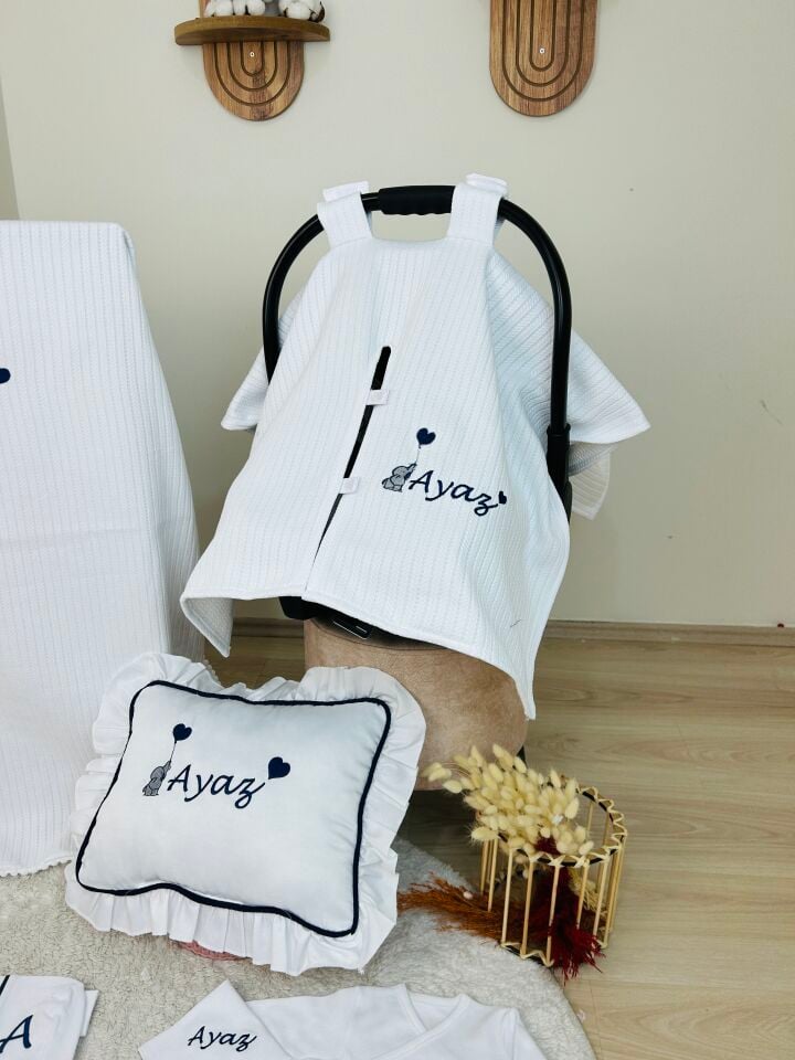 Minik Fil ve Kalp Detaylı Set